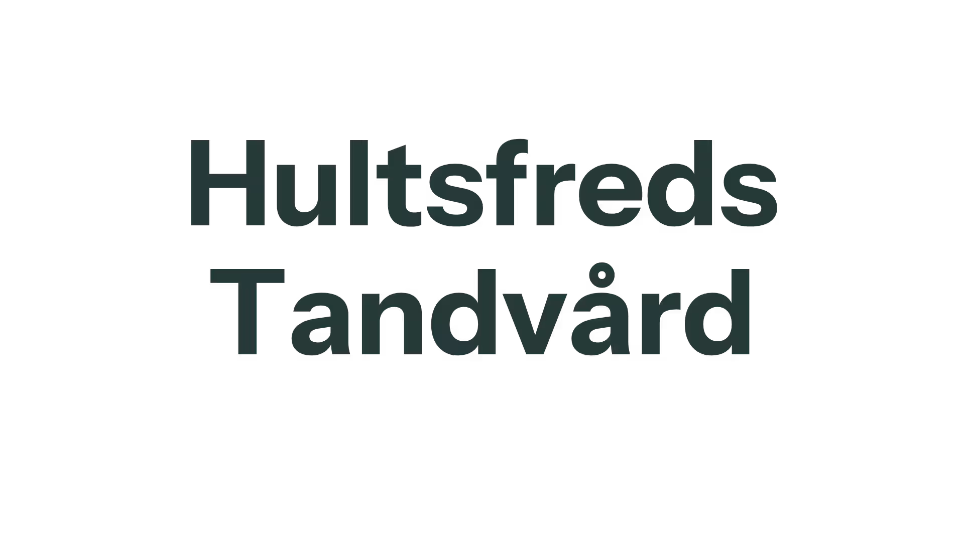 Hultsfreds Tandvård Logo
